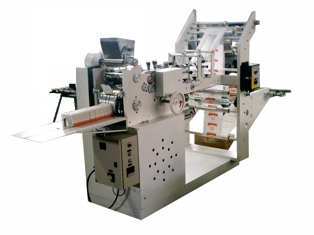 Máquina para Fabricar Sacos de Papel Rotativa tipo ROT SAC 11cm até 20cm