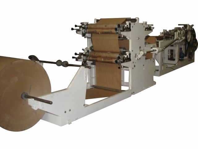 Máquina para Fabricar Sacos e Sacolas de Papel tipo SOS 05 com fundo quadrado